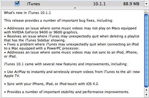 Itunes 10.1 free download for mac