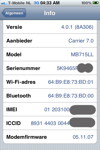 iOS 4.0.1 iPhone 3GS Jailbreak